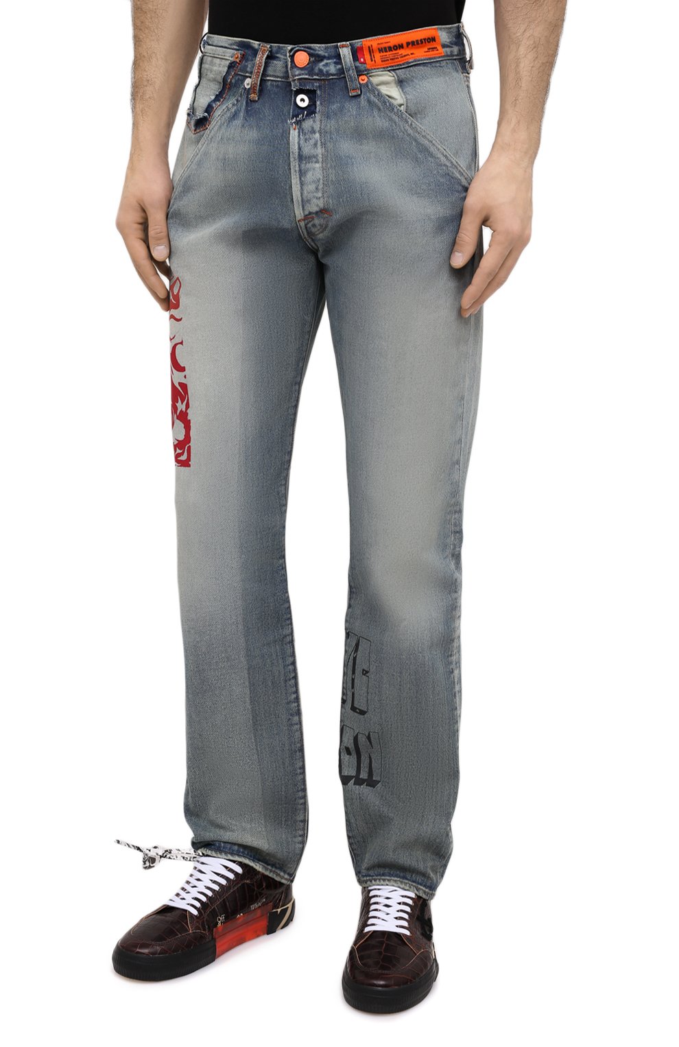 Мужские синие джинсы heron preston x levi's HERON PRESTON