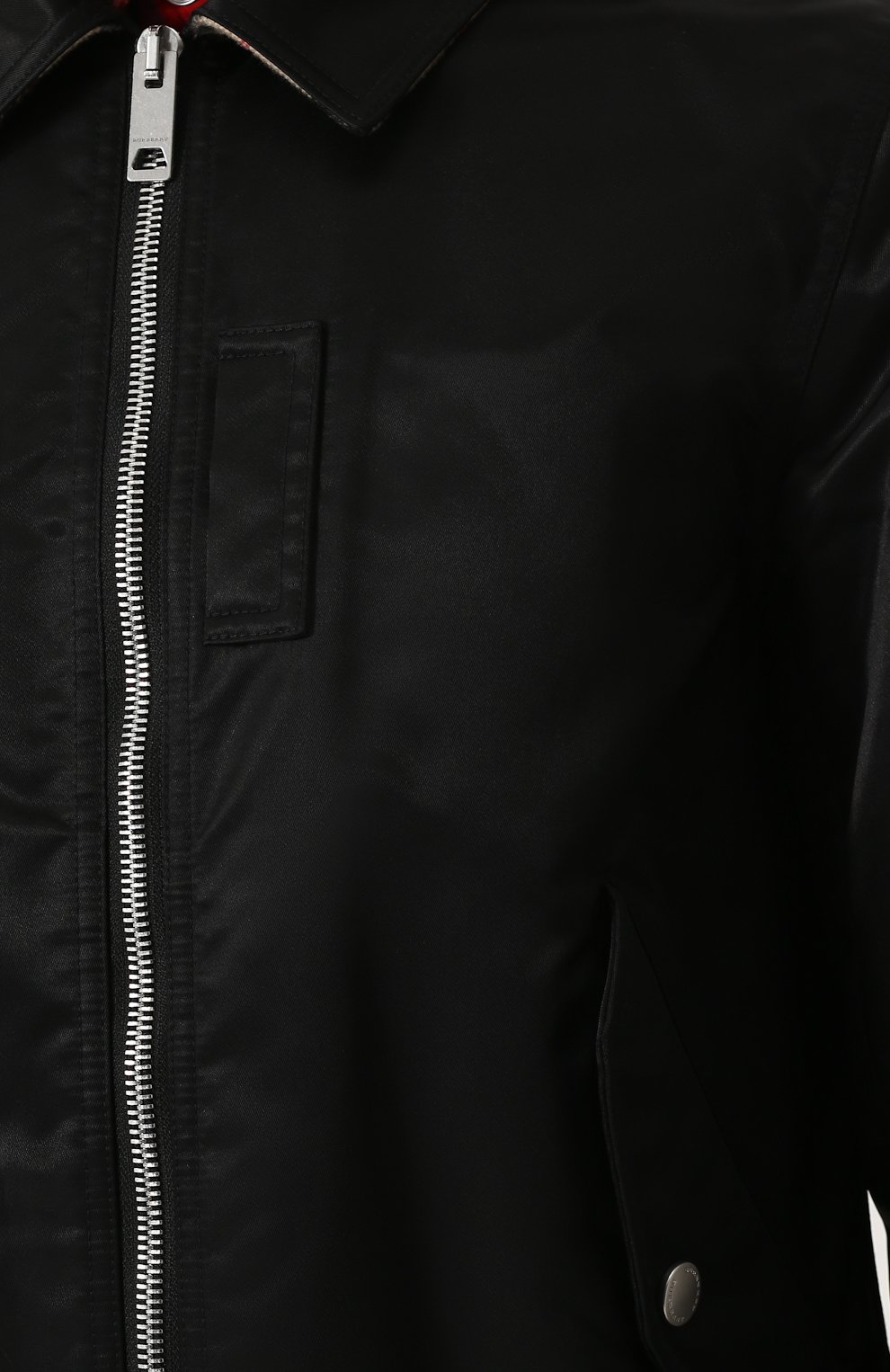 Утепленный бомбер на молнии с отложным воротником BURBERRY, арт. 4058192, фото 5