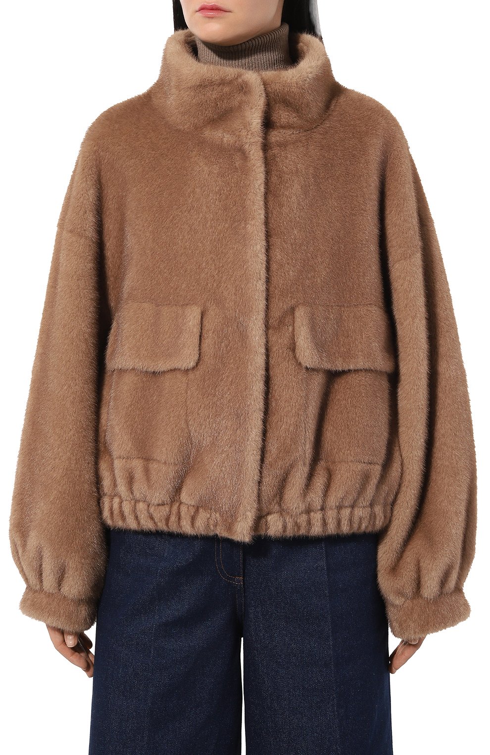 Бомбер из экомеха MAX AND MOI, арт. H23MILLER, фото 3