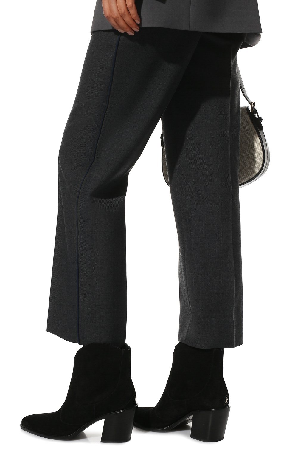 Замшевые казаки cynthi 65 JIMMY CHOO, арт. CYNTHI 65/CRT, фото 3