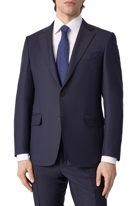 Шерстяной костюм Canali E11280/19 AX05533 Синий  E11280/19 AX05533 Фото 3