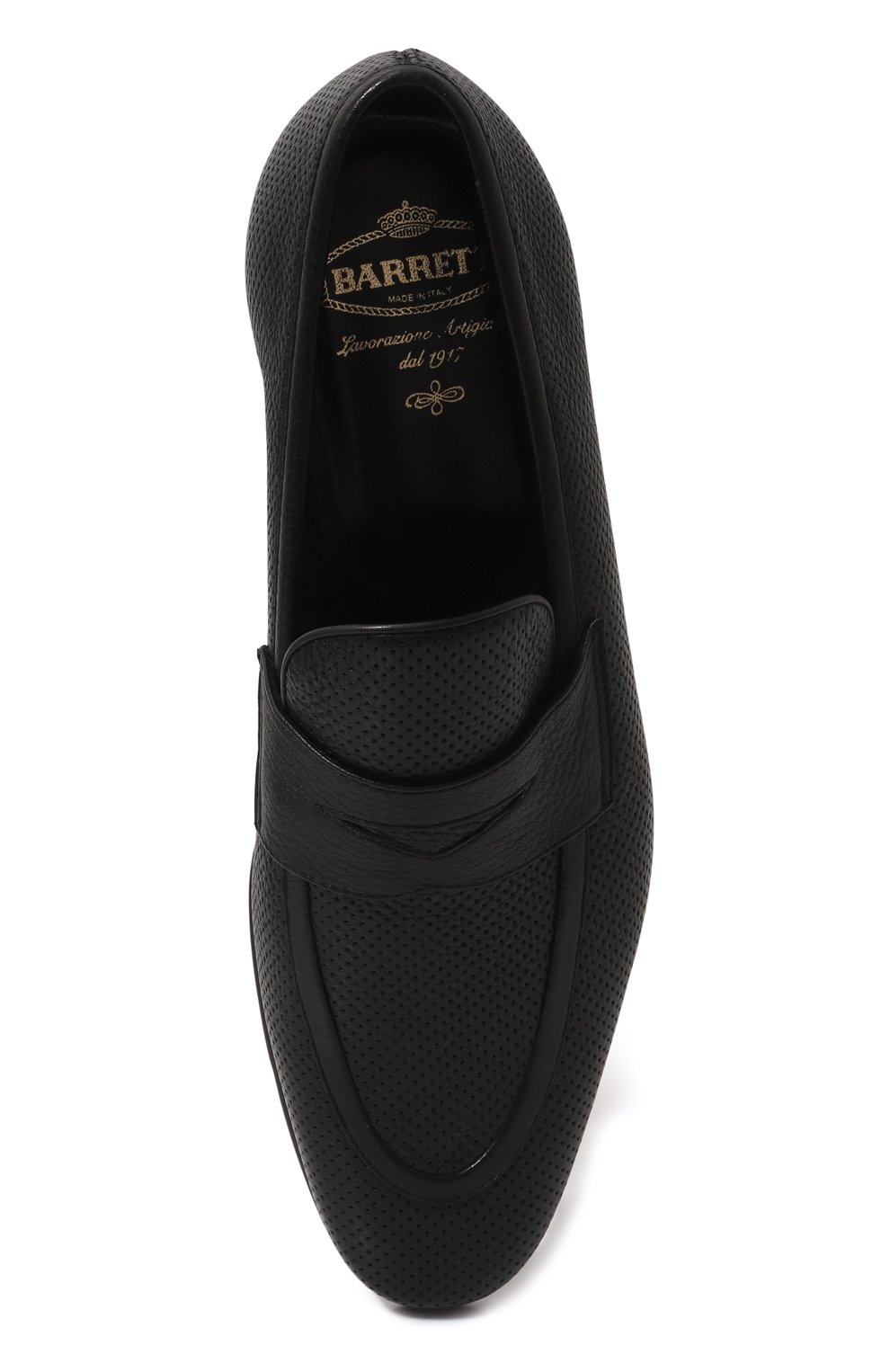 Кожаные пенни-лоферы BARRETT черного цвета по цене 59500 руб., арт. 131U016.3, фото 6 Кожаные пенни-лоферы BARRETT, арт. 131U016.3, фото 6