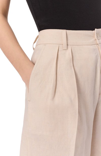 Шорты изо льна и вискозы HINNOMINATE, арт. HMABW01856, фото 5