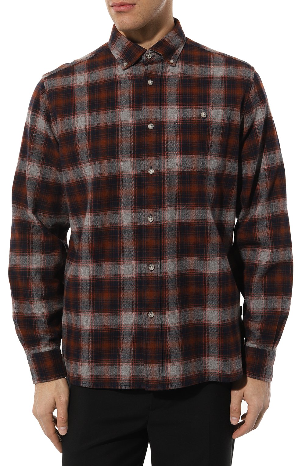 Хлопковая рубашка WOOLRICH, арт. CFWOSI0090MRUT3104, фото 3