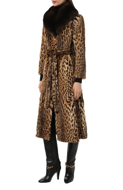 Шуба из меха оцелота SABLEFUR, арт. 72211-sb-05, фото 3