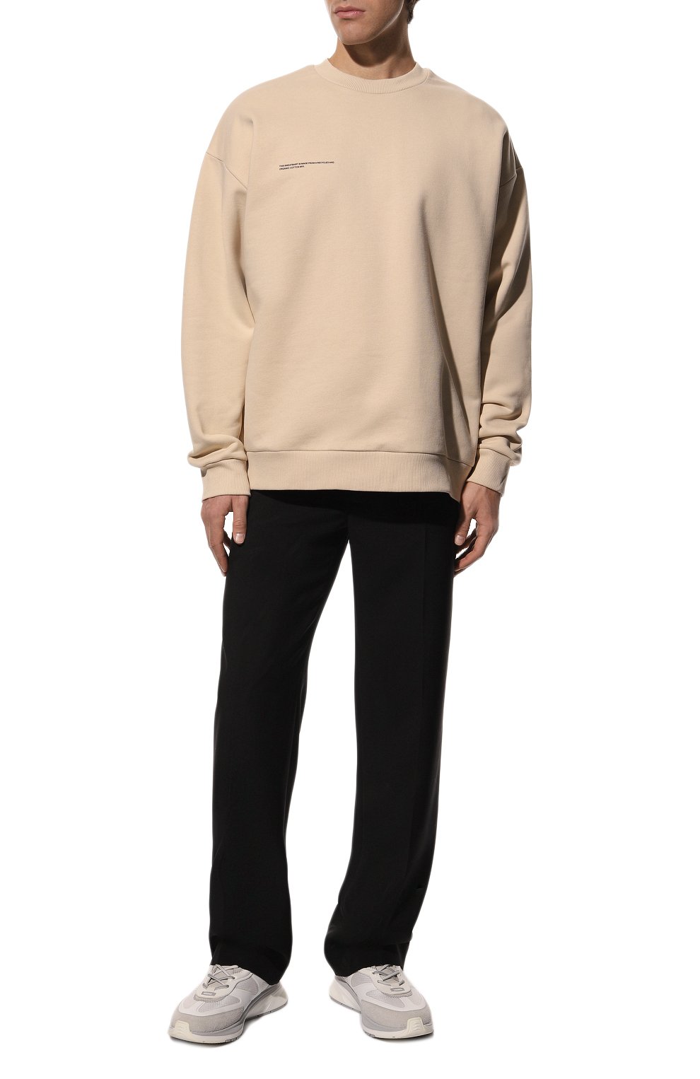 Хлопковый свитшот PANGAIA бежевого цвета по цене 19100 руб., арт. 365 Signature Sweatshirt, фото 5 Хлопковый свитшот PANGAIA, арт. 365 Signature Sweatshirt, фото 5