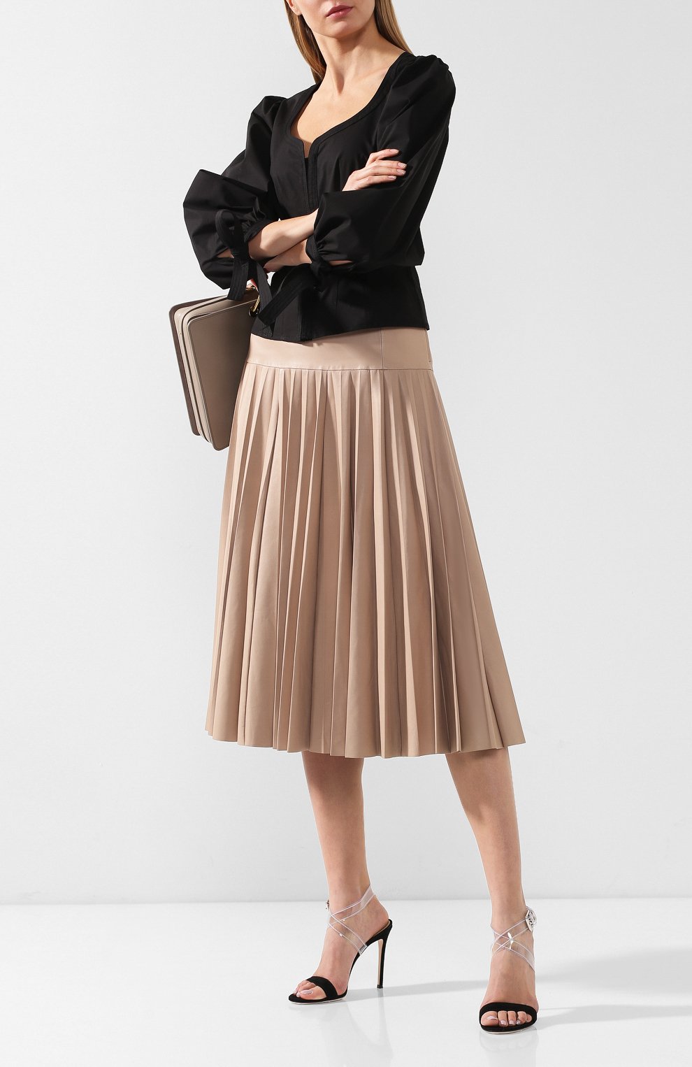 Замшевые босоножки terry 105 GIANVITO ROSSI, арт. G31373.15RIC.CPLNETR, фото 2