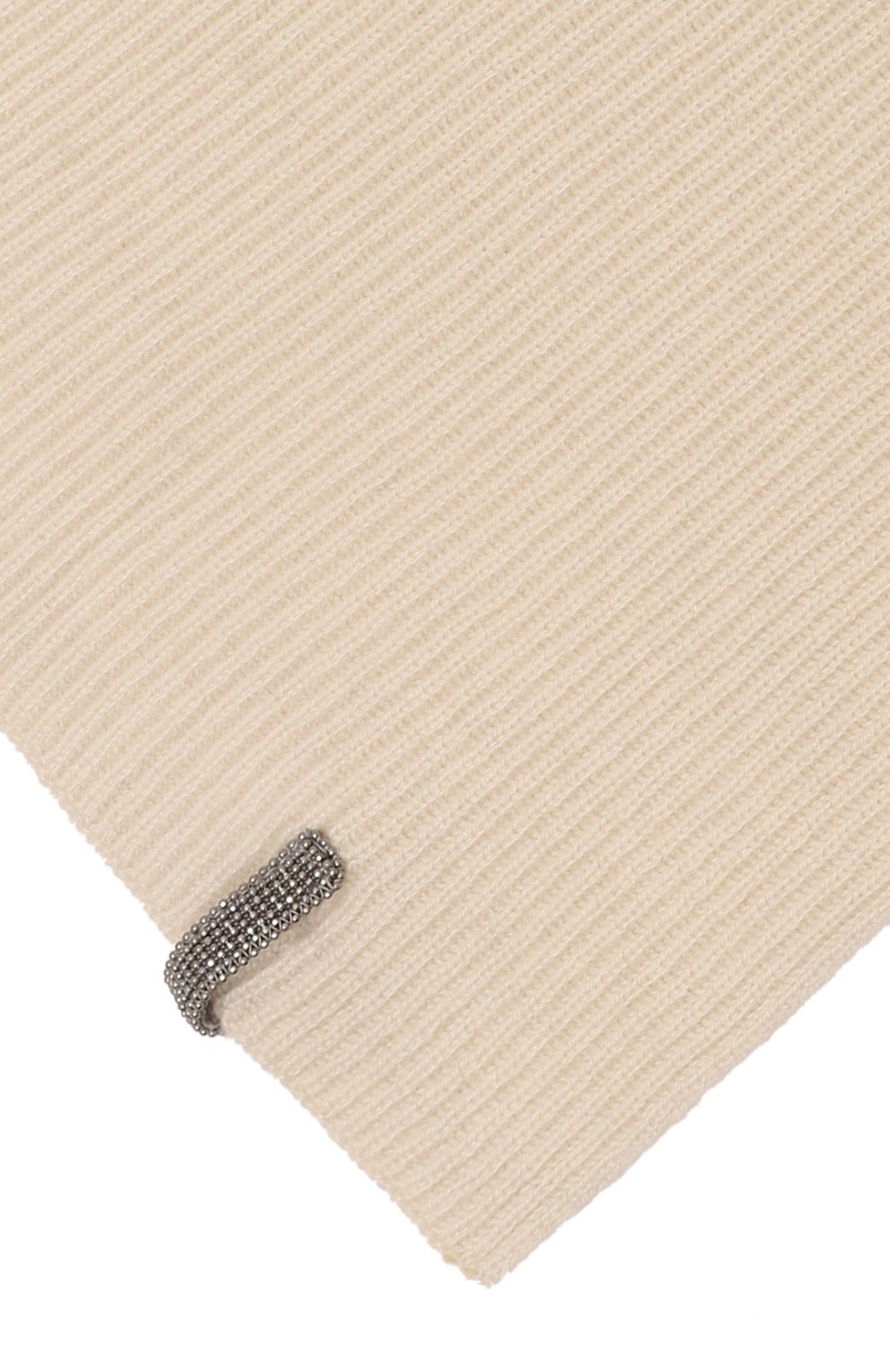 Кашемировый шарф BRUNELLO CUCINELLI кремового цвета по цене 32900 руб., арт. B12M10769A, фото 2 Кашемировый шарф BRUNELLO CUCINELLI, арт. B12M10769A, фото 2