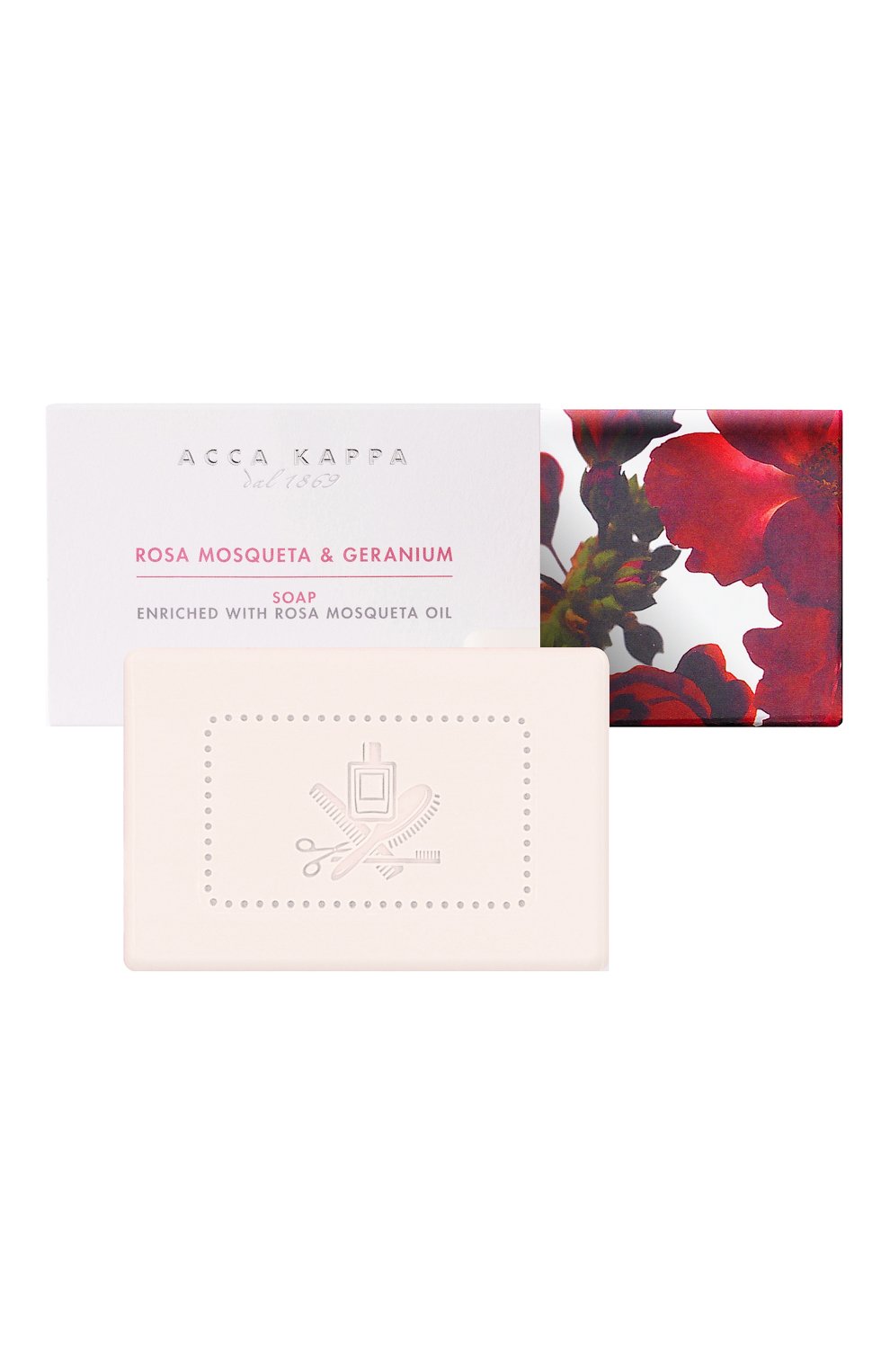 Твердое туалетное мыло rosa mosqueta & geranium (150g) ACCA KAPPA бесцветного цвета по цене 1450 руб., арт. 853572, фото 1 Твердое туалетное мыло rosa mosqueta & geranium (150g) ACCA KAPPA, арт. 853572, фото 1