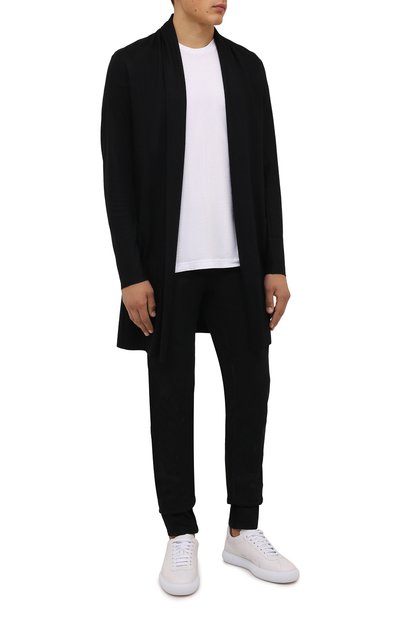 Шерстяной кардиган KAZUYUKI KUMAGAI черного цвета по цене 53950 руб., арт. AC12-279, фото 2 Шерстяной кардиган KAZUYUKI KUMAGAI, арт. AC12-279, фото 2
