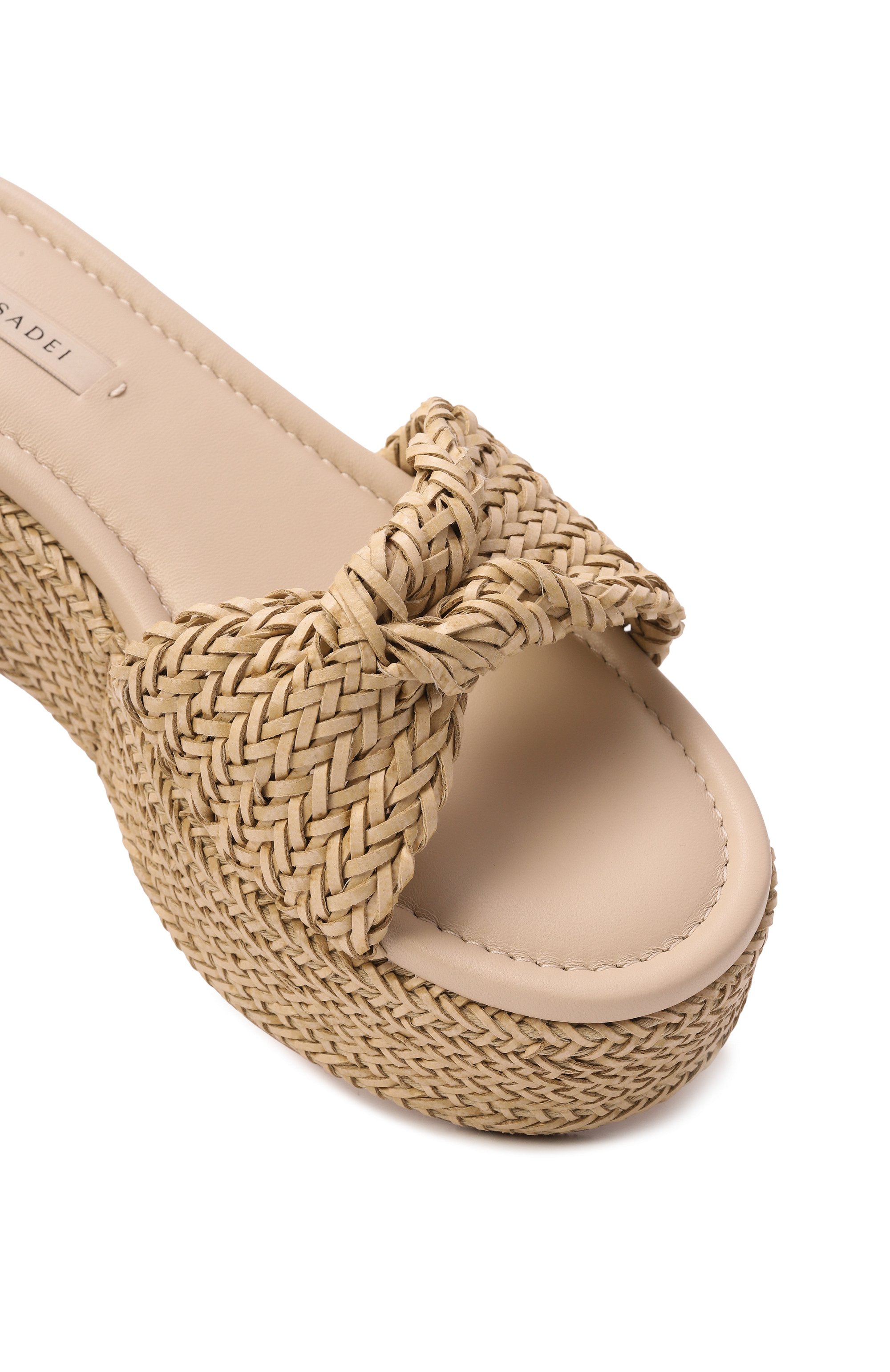 Шлепанцы insideout hanoi CASADEI кремового цвета по цене 75450 руб., арт. 1M448J0201/HANTB, фото 7 Шлепанцы insideout hanoi CASADEI, арт. 1M448J0201/HANTB, фото 7