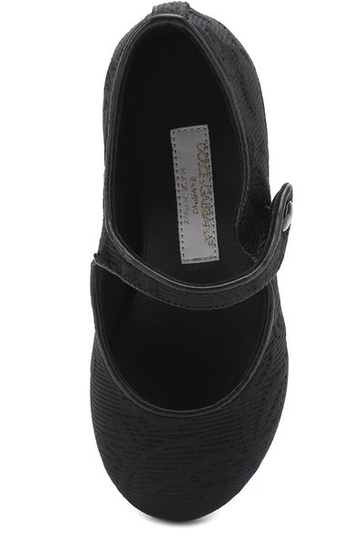 Парчовые туфли с ремешком DOLCE & GABBANA, арт. 0132/D10559/AS078/19-28, фото 4