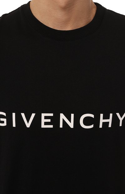 Хлопковая футболка GIVENCHY, арт. BM716G3YAC, фото 5