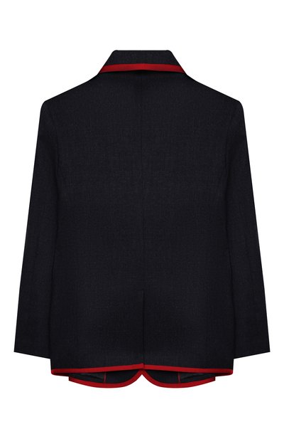 Шерстяной пиджак DOLCE & GABBANA темно-серого цвета по цене 78150 руб., арт. L41E82/G7A3P/8-14, фото 2 Шерстяной пиджак DOLCE & GABBANA, арт. L41E82/G7A3P/8-14, фото 2