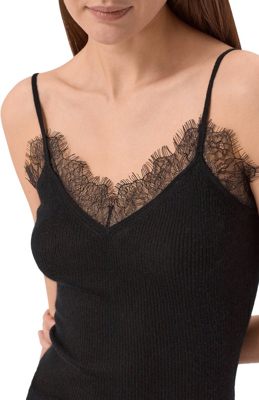 Кашемировая майка arch4 KNVS25352 Чёрный  KNVS25352 Фото 5