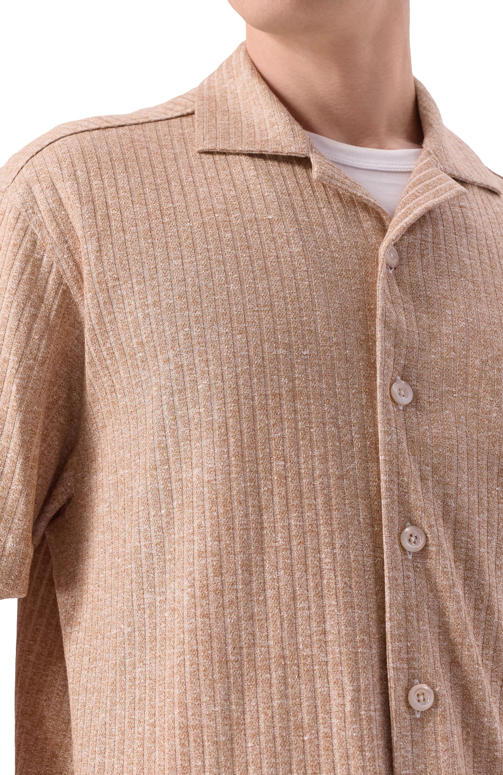 Рубашка изо льна и хлопка ANDREA CAMPAGNA, арт. HAVANA SHIRT/EE131, фото 5