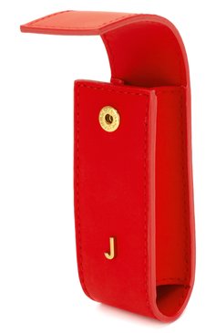 Женская сумка le porte rouge à lèvres JACQUEMUS красного цвета, арт. 194AC03/70490 | Фото 4 (Материал: Натуральная кожа; Размер: mini; Ремень/цепочка: На ремешке; Сумки-технические: Сумки через плечо; Драгоценные камни: Проставлено; Материал сплава: Проставлено)