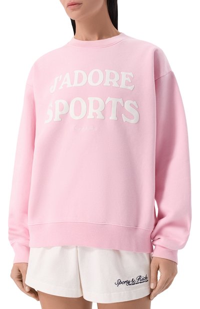 Хлопковый свитшот SPORTY AND RICH, арт. ST09873702P144, фото 3