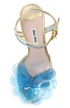 Босоножки MIU MIU, арт. 5X021B-3J37-F0012-D105, фото 4