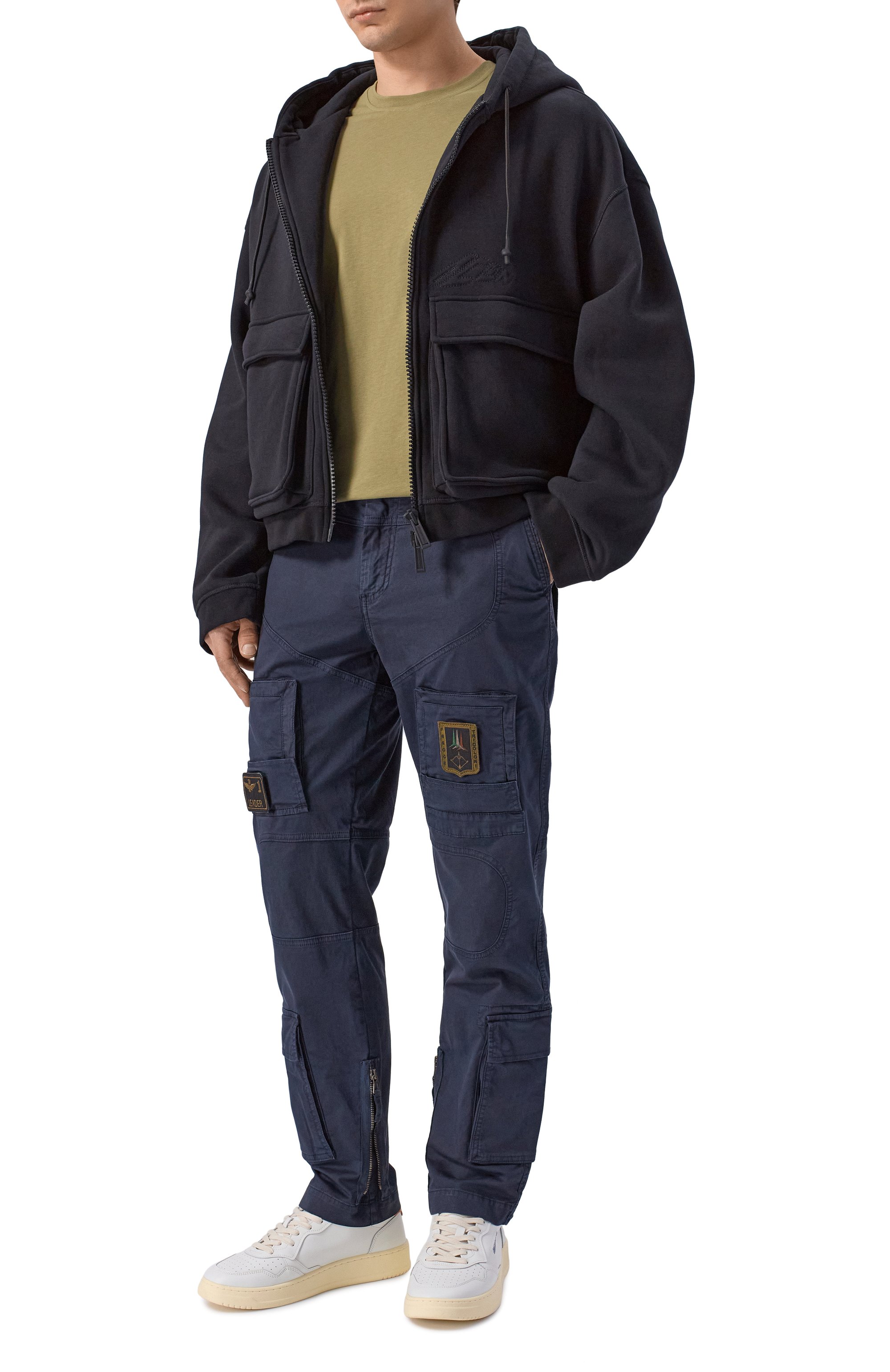 Хлопковые брюки-карго AERONAUTICA MILITARE, арт. PA1387UCT01493, фото 2