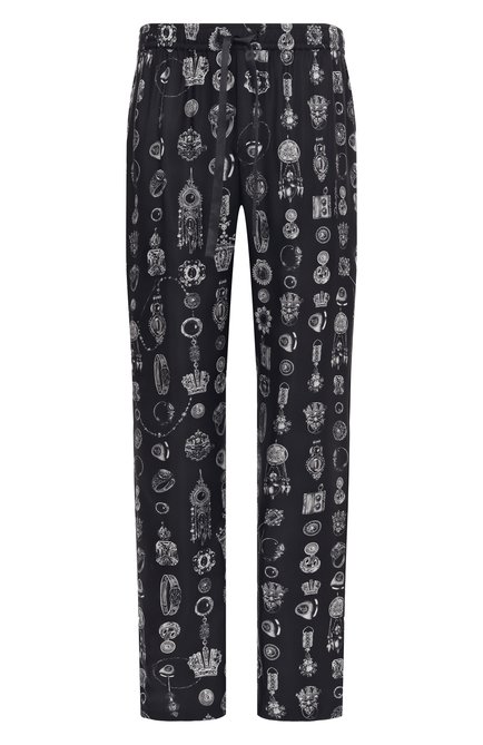 Мужские шелковые домашние брюки DOLCE & GABBANA, арт. GVCRAT/IS1ZV