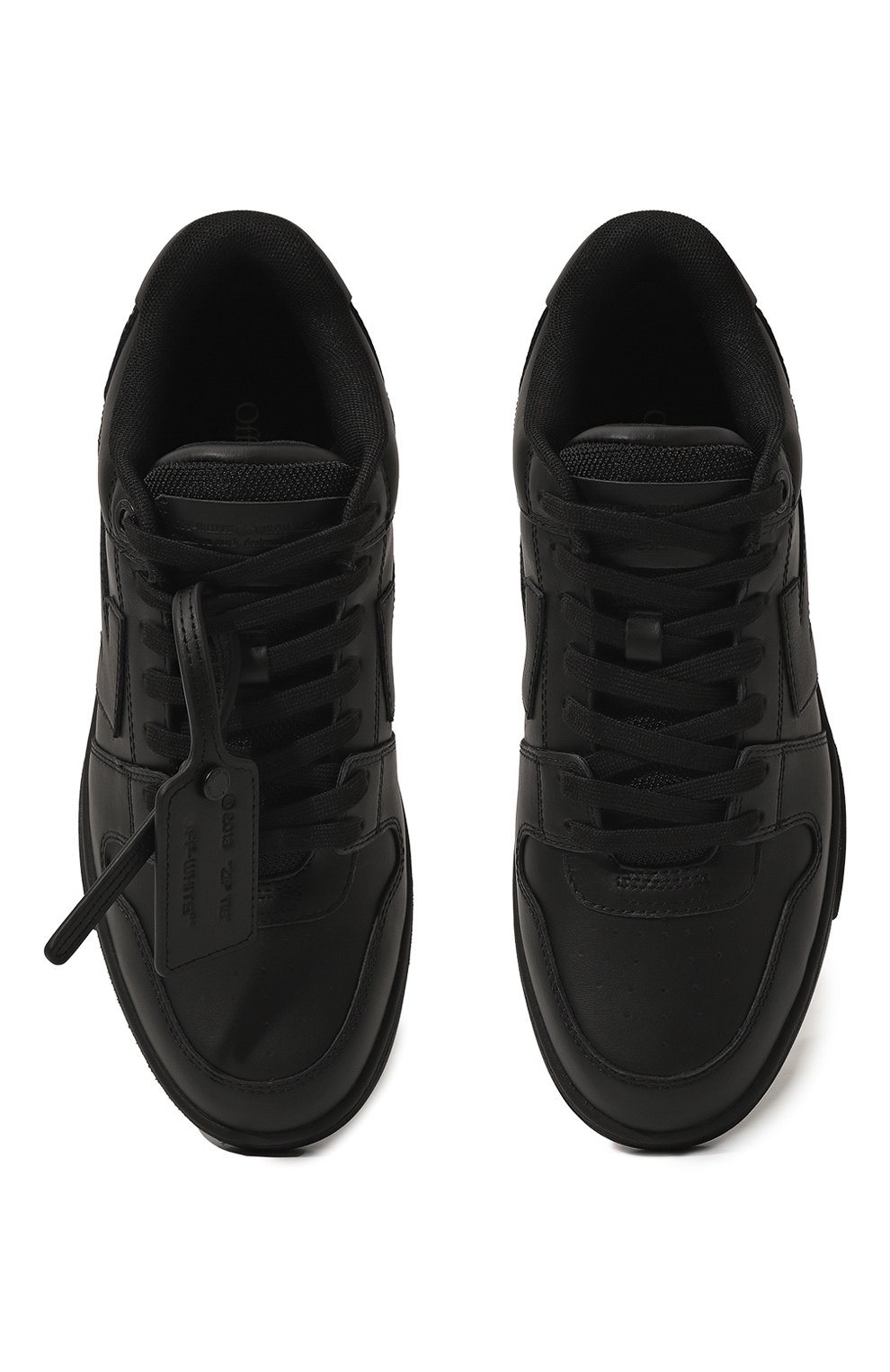 Кожаные кеды out of office OFF-WHITE, арт. 0MIA189C99LEA013, фото 6