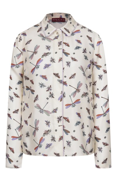 Женская шелковая рубашка GUCCI, арт. 856111/ZAUK3