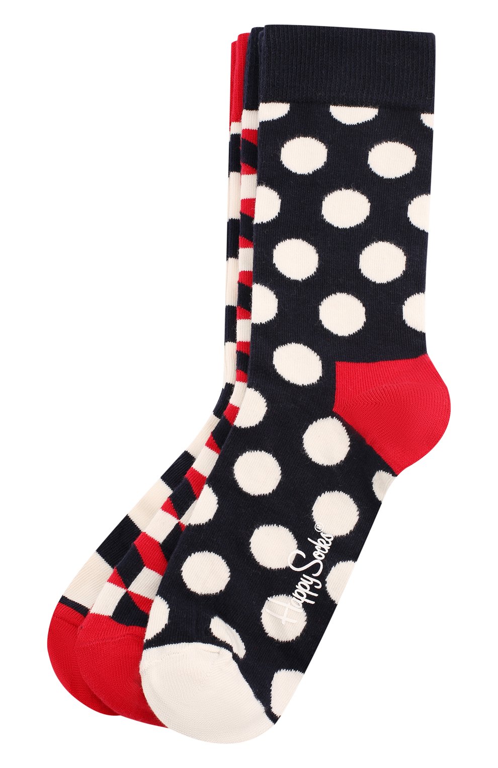 Комплект носков classic navy sock HAPPY SOCKS разноцветного цвета по цене 1990 руб., арт. XSTR08, фото 1 Комплект носков classic navy sock HAPPY SOCKS, арт. XSTR08, фото 1