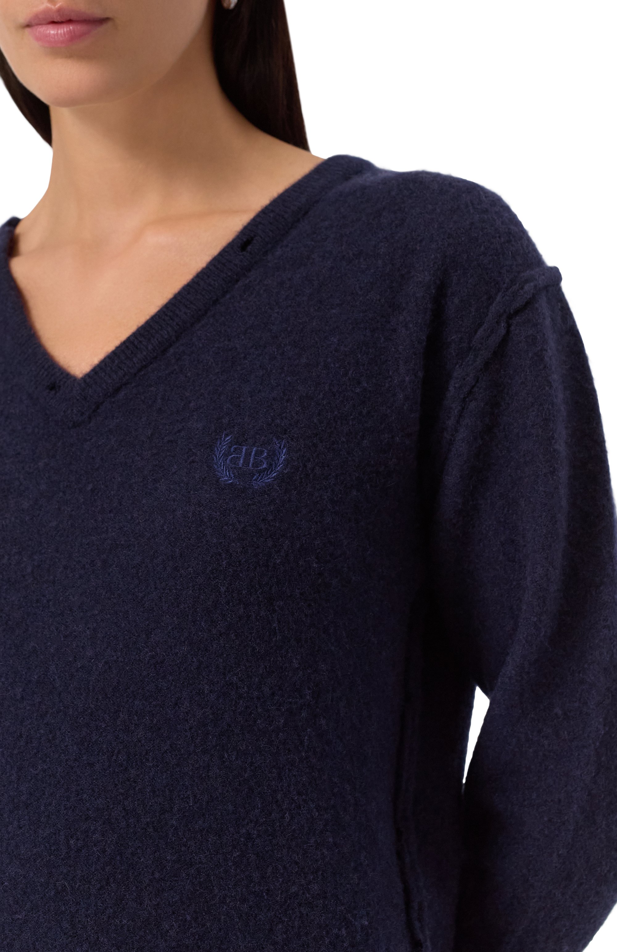 Кашемировый пуловер BALENCIAGA, арт. 828163/T4149, фото 5