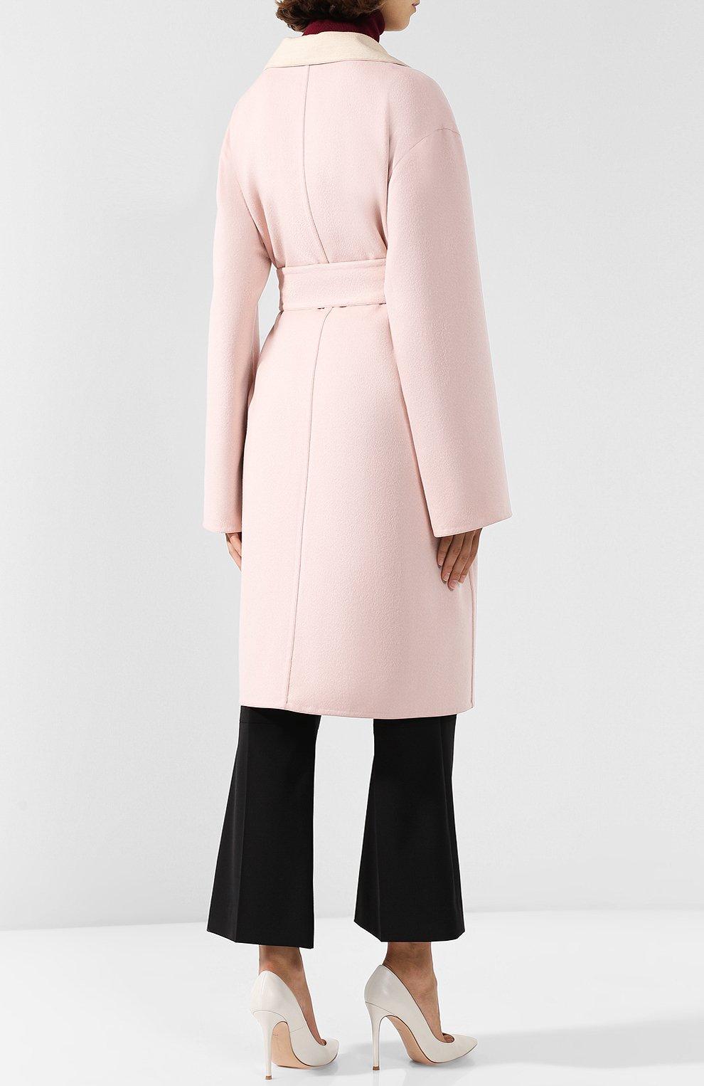 Двубортное пальто из смеси кашемира и шелка KITON, арт. D45602DK09P2302001, фото 4