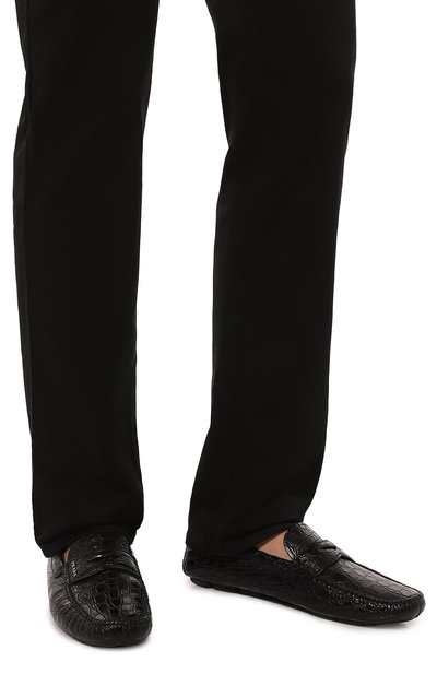 Мокасины из кожи каймана PRADA, арт. 2DD158-XNL-F073A-U00F, фото 3