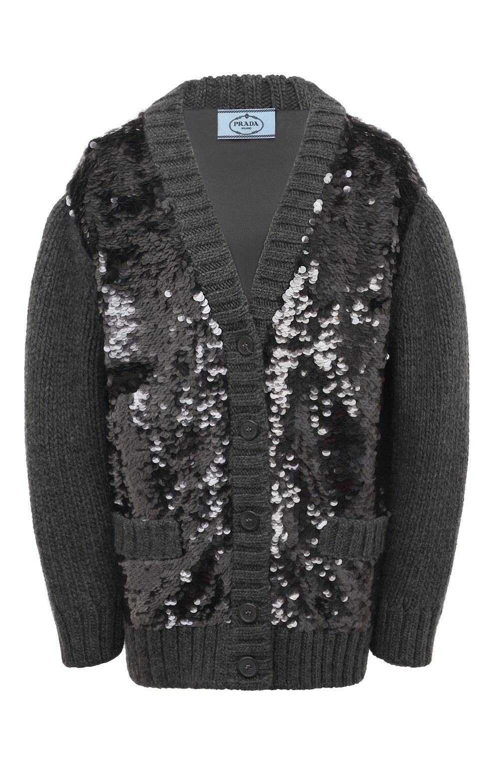 Кардиган из шерсти и кашемира PRADA, арт. P25I13-1Y6A-F0308-212, фото 1