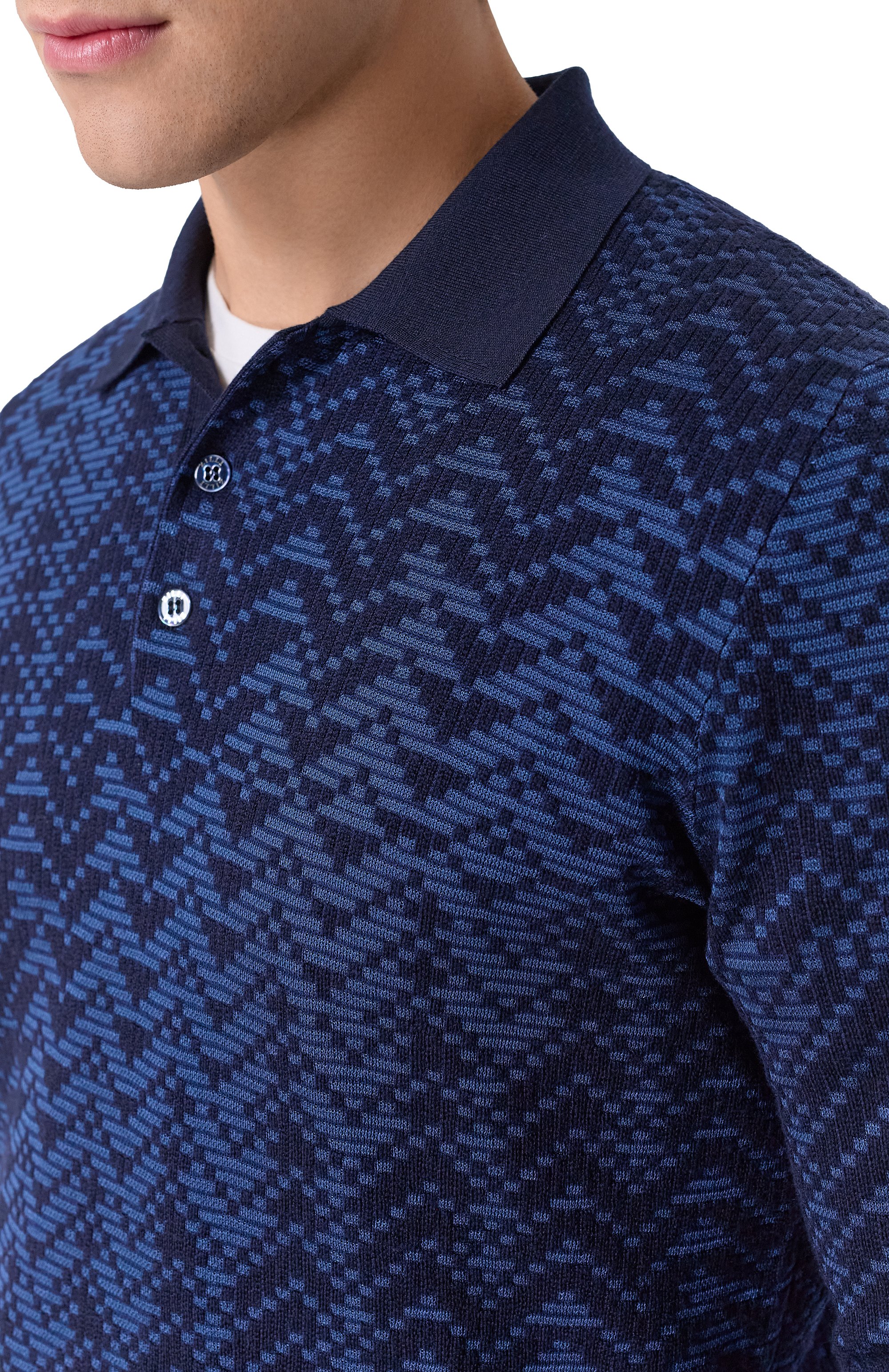 Поло из шерсти и шелка ZILLI, арт. KBP001M0230VRAWA0, фото 5