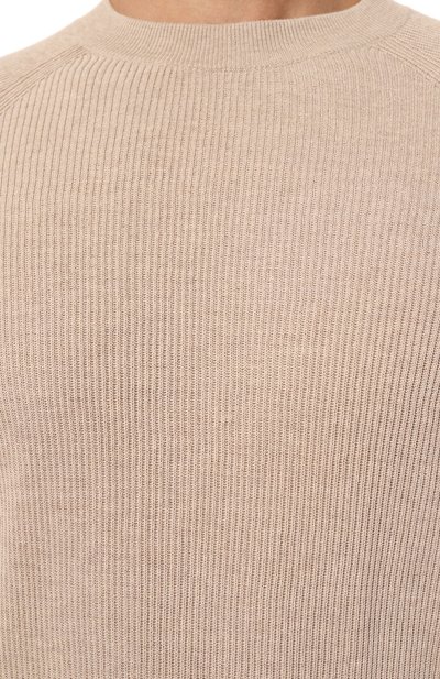 Хлопковый джемпер BRUNELLO CUCINELLI, арт. M29400100, фото 5