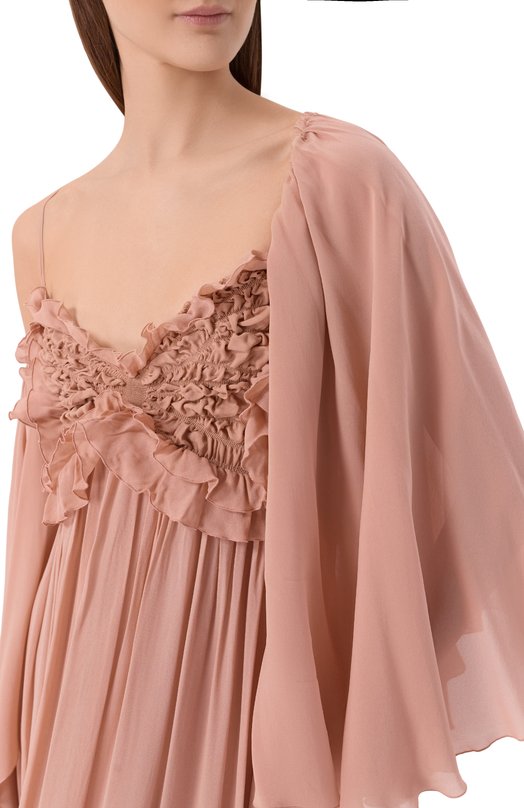 Платье из вискозы Blumarine 4A457A Розовый  4A457A Фото 4