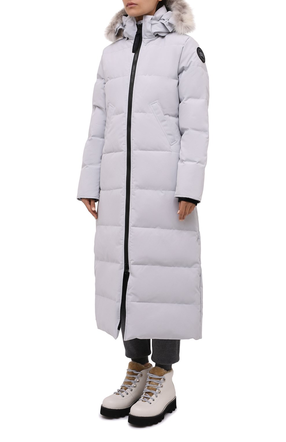 Пуховая парка mystique CANADA GOOSE светло-серого цвета по цене 151500 руб., арт. 3035LB, фото 3 Пуховая парка mystique CANADA GOOSE, арт. 3035LB, фото 3