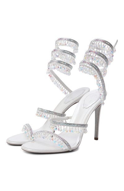 Женские текстильные босоножки chandelier 105 RENE CAOVILLA, арт. C12535-105/R001