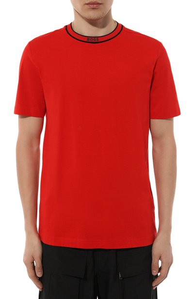 Хлопковая футболка BOSS GREEN, арт. 50525080, фото 3