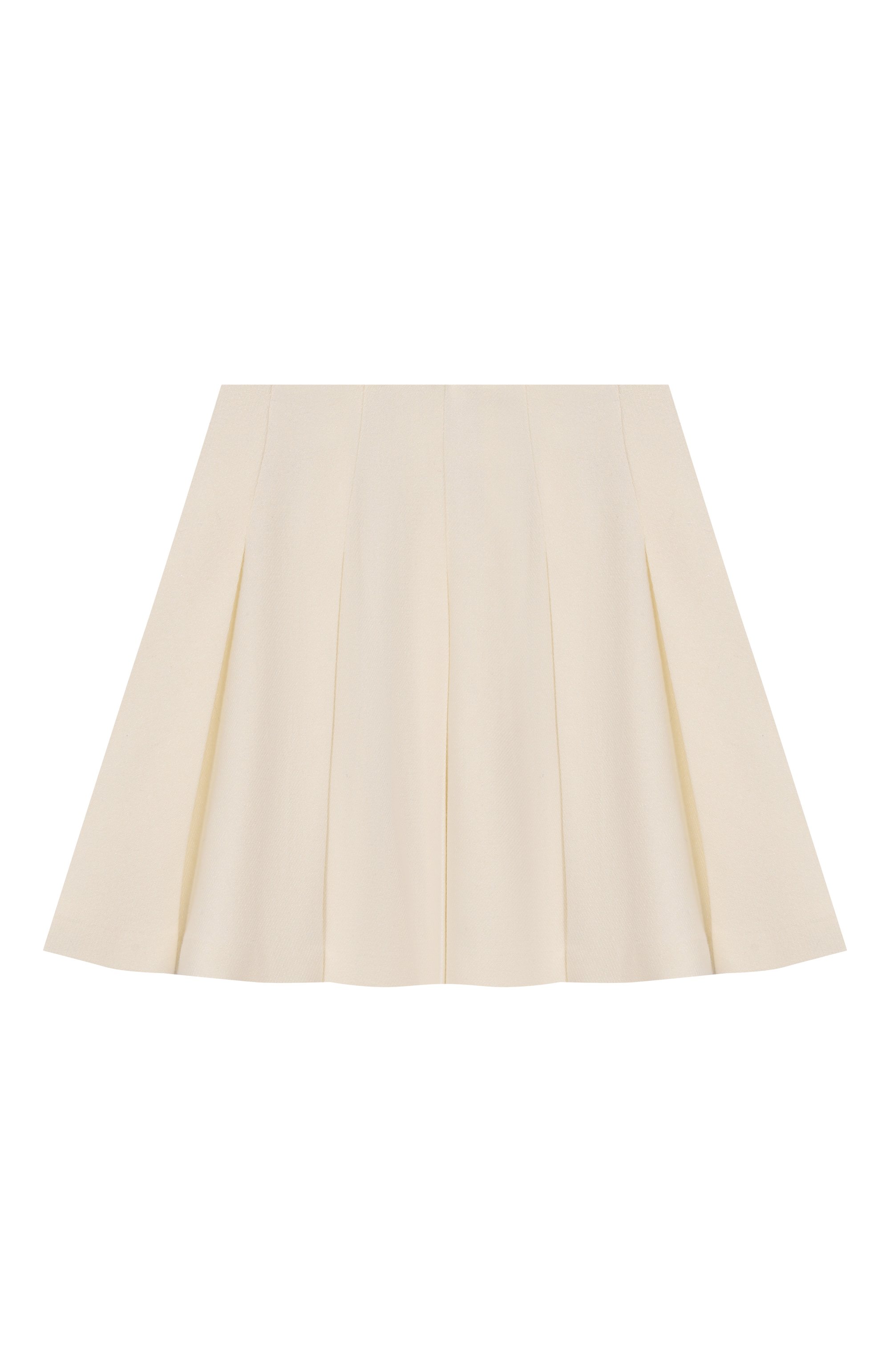 Юбка из вискозы и шерсти ELEVENTY кремового цвета по цене 18250 руб., арт. EX7A11/I0233/6-8, фото 1 Юбка из вискозы и шерсти ELEVENTY, арт. EX7A11/I0233/6-8, фото 1