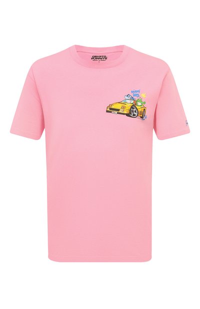 Хлопковая футболка MC2 SAINT BARTH розового цвета по цене 9795 руб., арт. STBM TSHIRT MAN/TSHM001/02203B, фото 1 Хлопковая футболка MC2 SAINT BARTH, арт. STBM TSHIRT MAN/TSHM001/02203B, фото 1