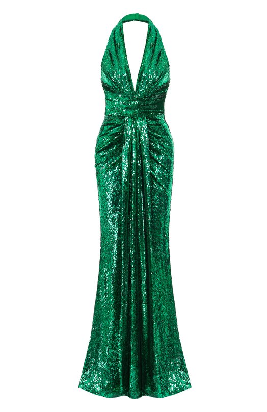 Платье с отделкой пайетками Zuhair Murad PDR25043/EMSE013 Зелёный PDR25043/EMSE013