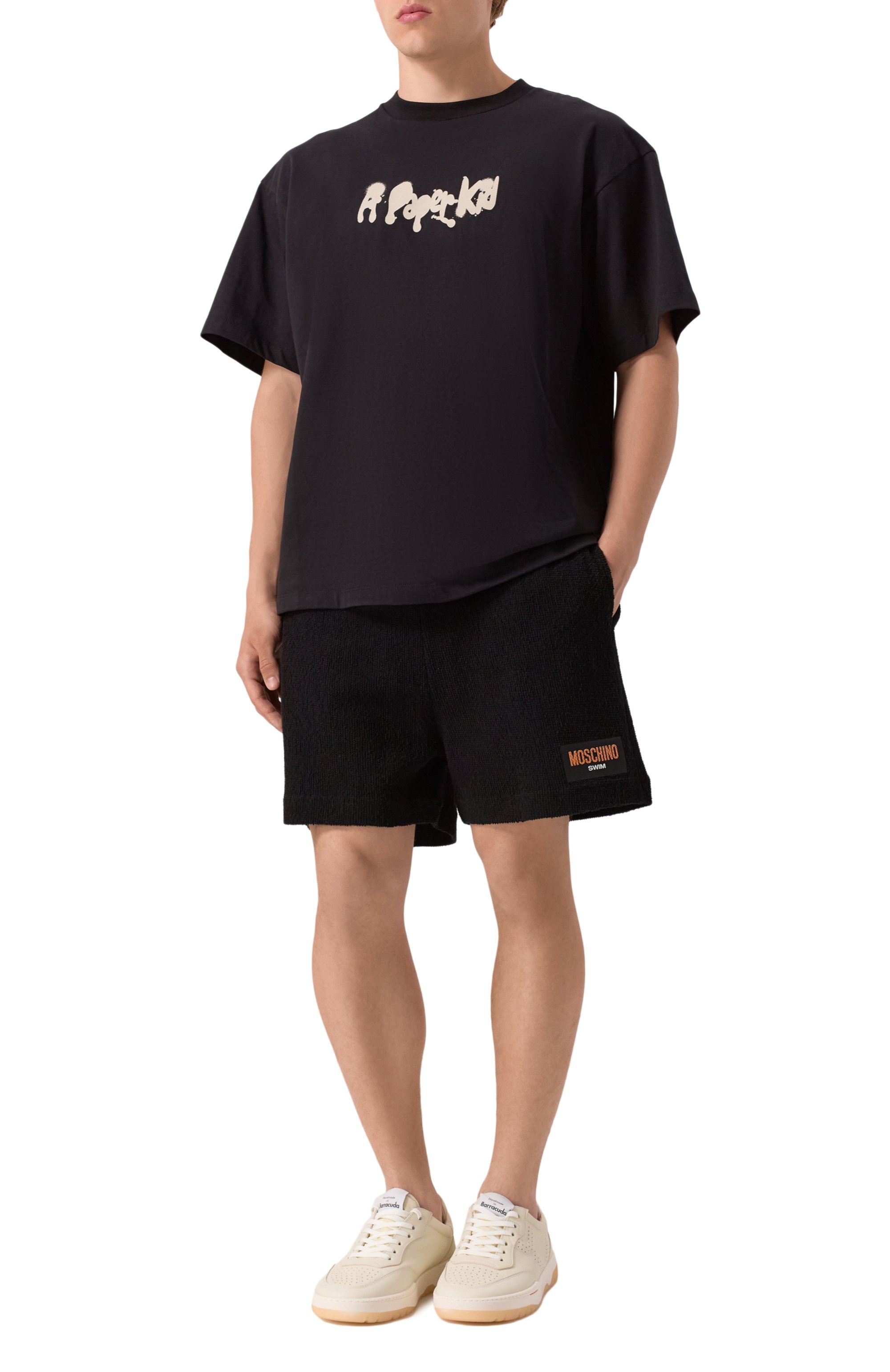 Хлопковые шорты MOSCHINO, арт. A6702/9422, фото 2