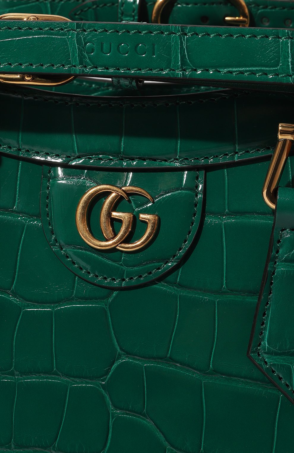 Сумка-тоут diana small из кожи крокодила GUCCI, арт. 660195 EV40T, фото 3