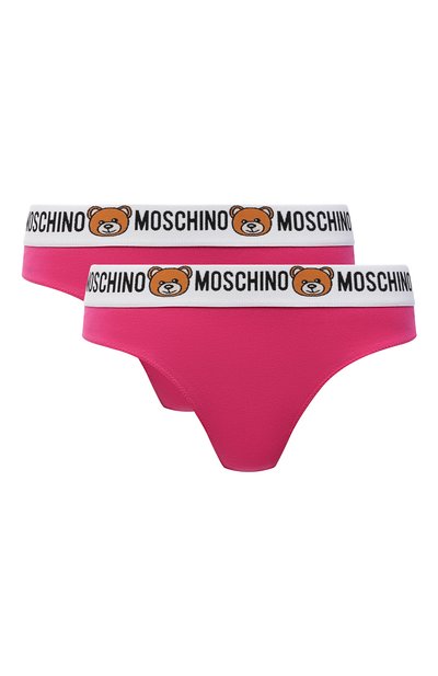 Женские комплект из двух трусов-слипов MOSCHINO, арт. A4711/9003
