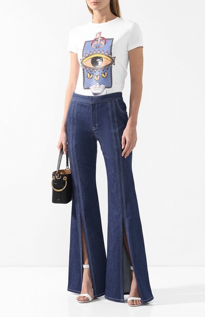 Хлопковая футболка ROBERTO CAVALLI, арт. IQT663/JD060, фото 2