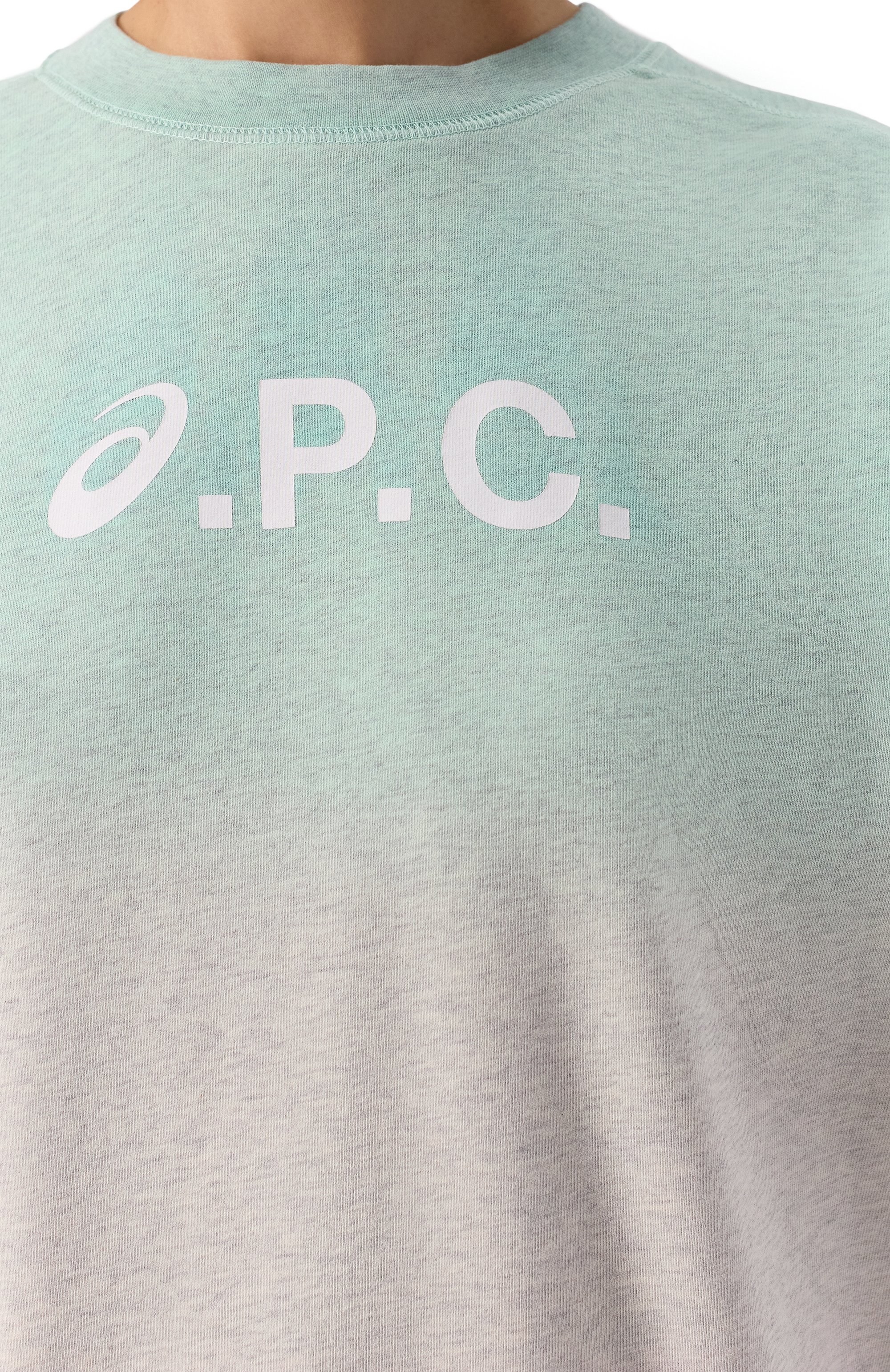 Хлопковый свитшот a.p.c. x asics A.P.C., арт. C0EZD-F27957, фото 5