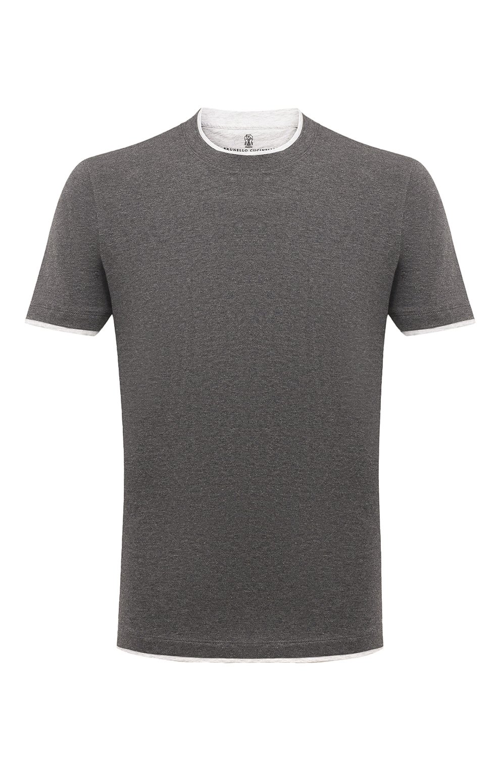 Хлопковая футболка BRUNELLO CUCINELLI, арт. M0T617427, фото 1