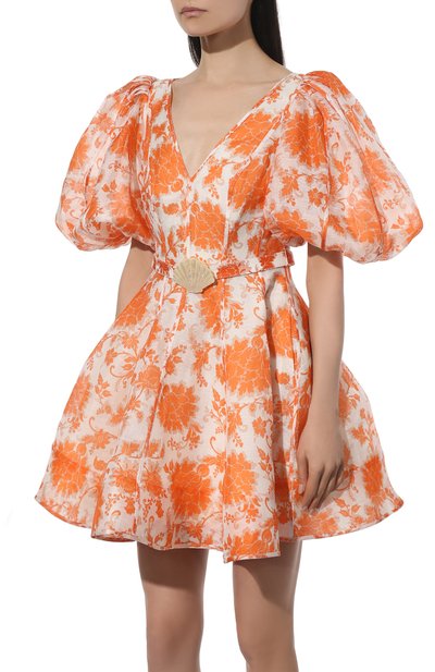 Платье изо льна и шелка ZIMMERMANN, арт. 2920DP0S, фото 3