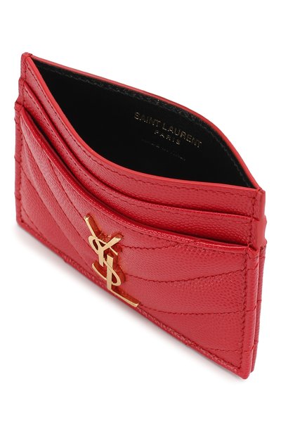 Кожаный футляр для кредитных карт monogram SAINT LAURENT, арт. 423291/B0W01, фото 3