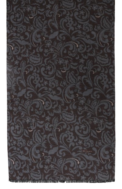 Шелковый шарф KITON, арт. USCIACK0280F20, фото 3